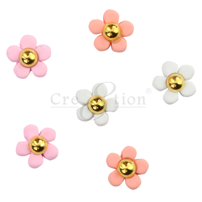 Cre8tion Nail Art Charms, Yellow, C01